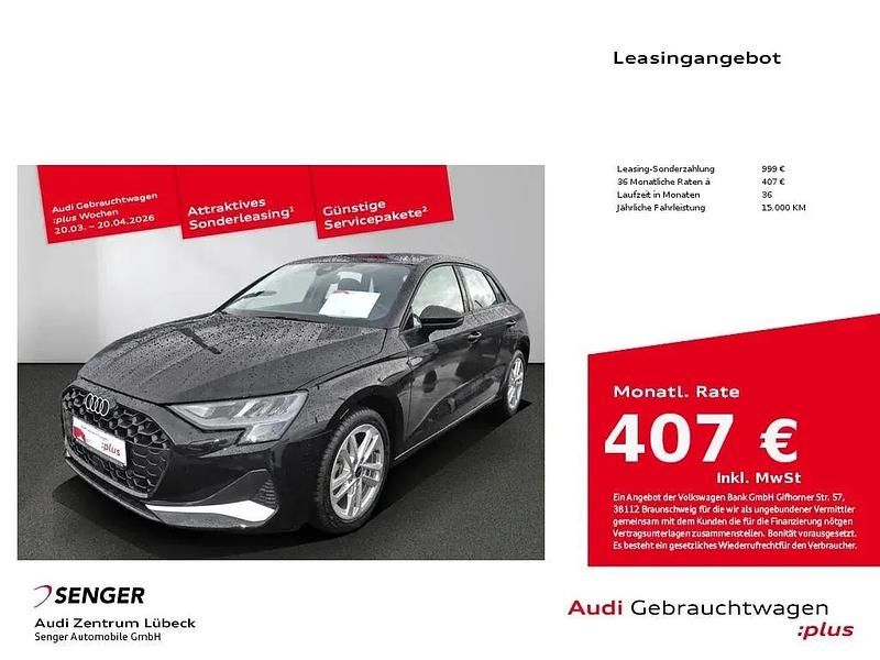 Gebraucht Audi A3 Advanced Plus 116 PS (85 kW) 2025 Mythosschwarz metallic Limousine