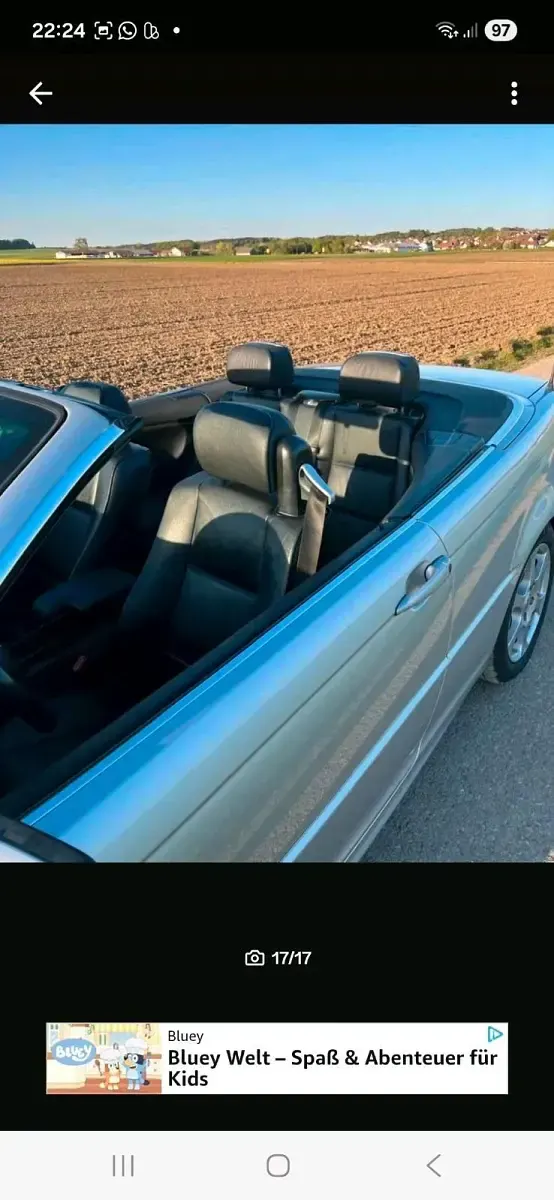 Gebraucht BMW 325 192 PS (141 kW) 2000 Silber Cabrio