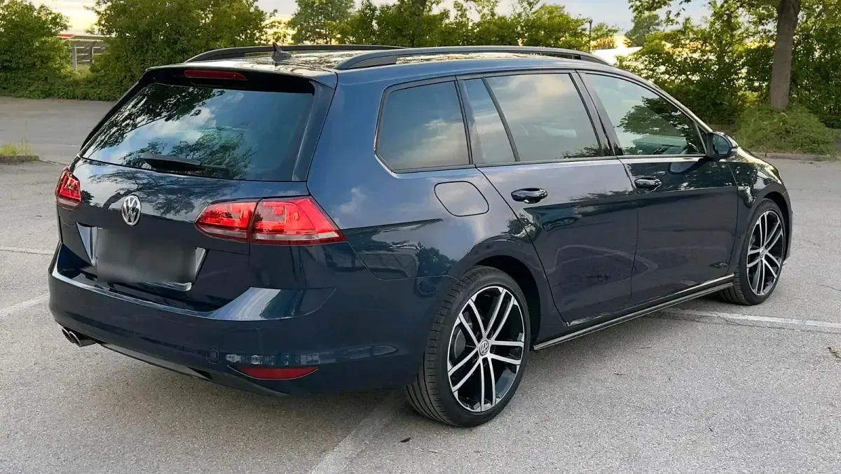 Gebraucht VW Golf VII GTD 184 PS (135 kW) 2015 Blau Kombi