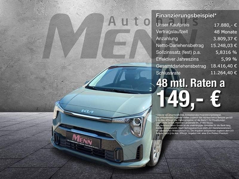 Grün Neu 2025 Kia Picanto Vision Kleinwagen | 17.880 € - Bild 1/4