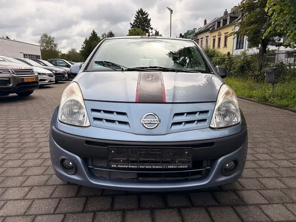 Gebraucht Nissan Pixo Acenta 68 PS (50 kW) 2009 Blau Kleinwagen
