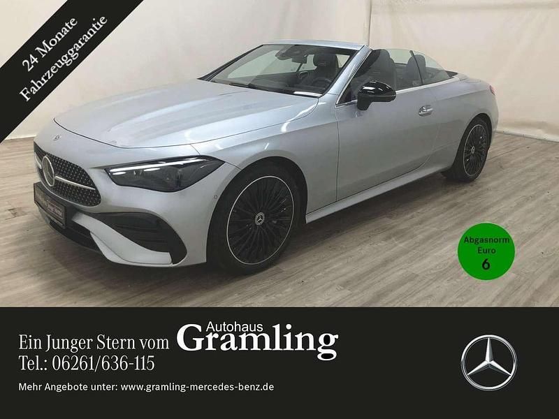 Hightechsilber Gebraucht 2024 Mercedes CLE200 AMG Cabrio | 55.699 € - Bild 1/4