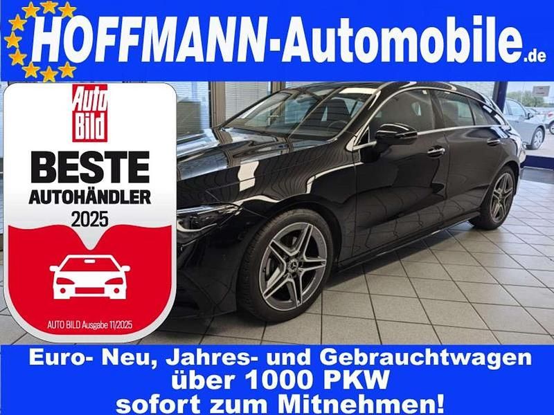 Kosmosschwarz met. Gebraucht 2025 Mercedes CLA180 Advanced Plus Limousine | 29.670 € (Superpreis) - Bild 1/3
