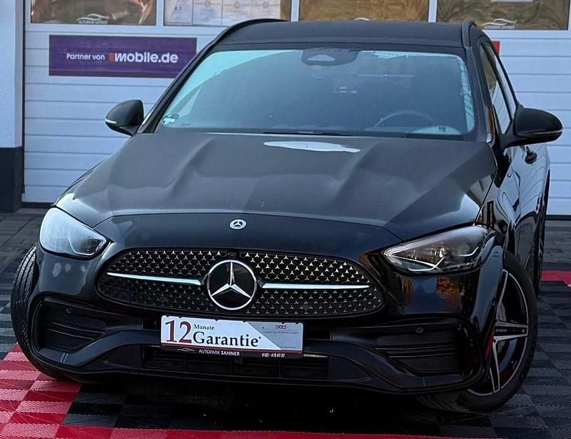 Schwarz Gebraucht 2022 Mercedes C300e AMG Limousine | 33.390 € (Superpreis) - Bild 1/4