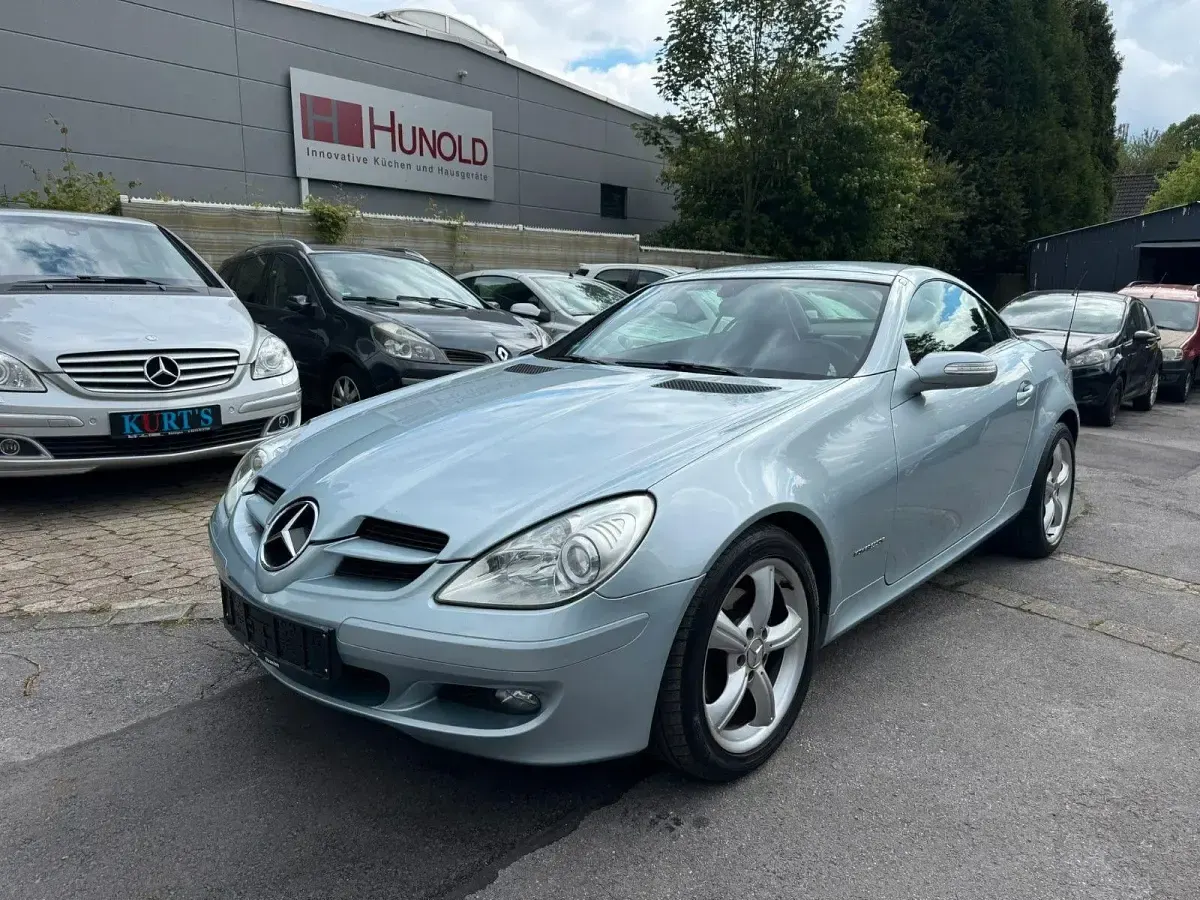 Gebraucht Mercedes SLK200 163 PS (119 kW) 2005 Silber Cabrio