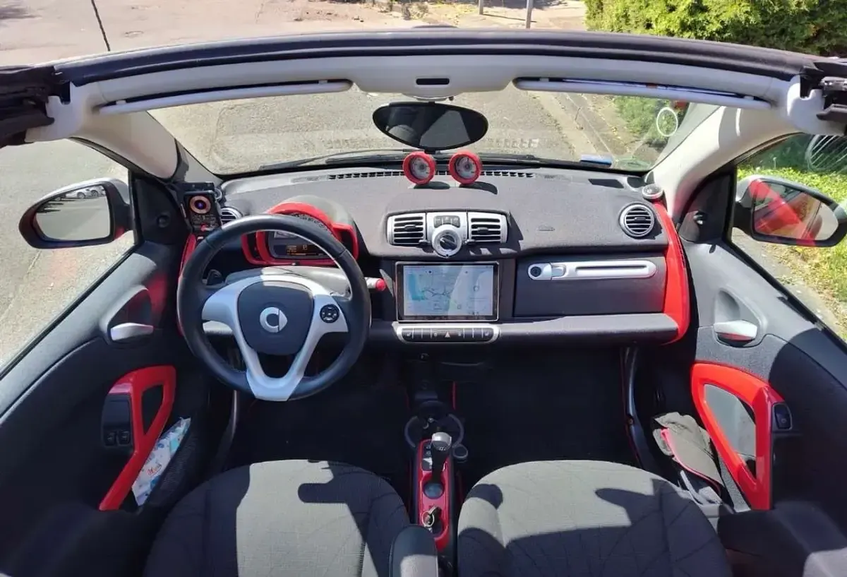 Gebraucht Smart ForTwo Cabrio Brabus 55 kW (75 PS) 2012 Rot Cabrio