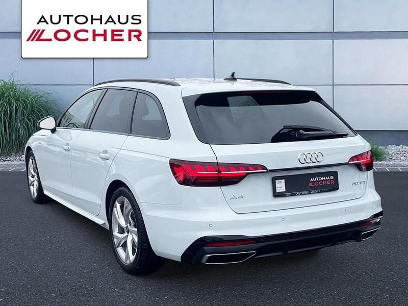 Gebraucht Audi A4 S-Line 204 PS (150 kW) 2024 Gletscherweiß metallic Kombi