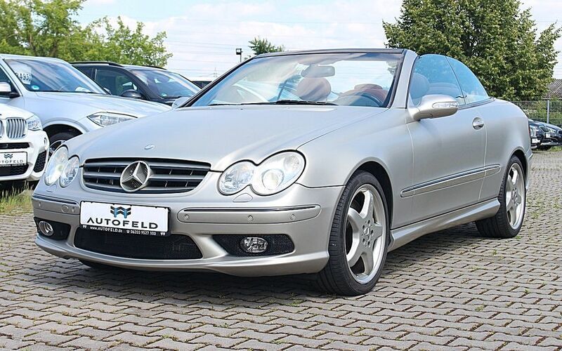 Grau Gebraucht 2005 Mercedes CLK500 AMG Cabrio | 26.950 € - Bild 1/4