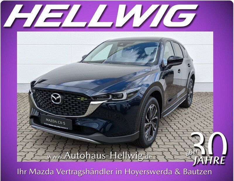 Deep crystal blue metallic (metallic) Gebraucht 2024 Mazda CX-5 Newground SUV | 31.780 € (Guter Preis) - Bild 1/4