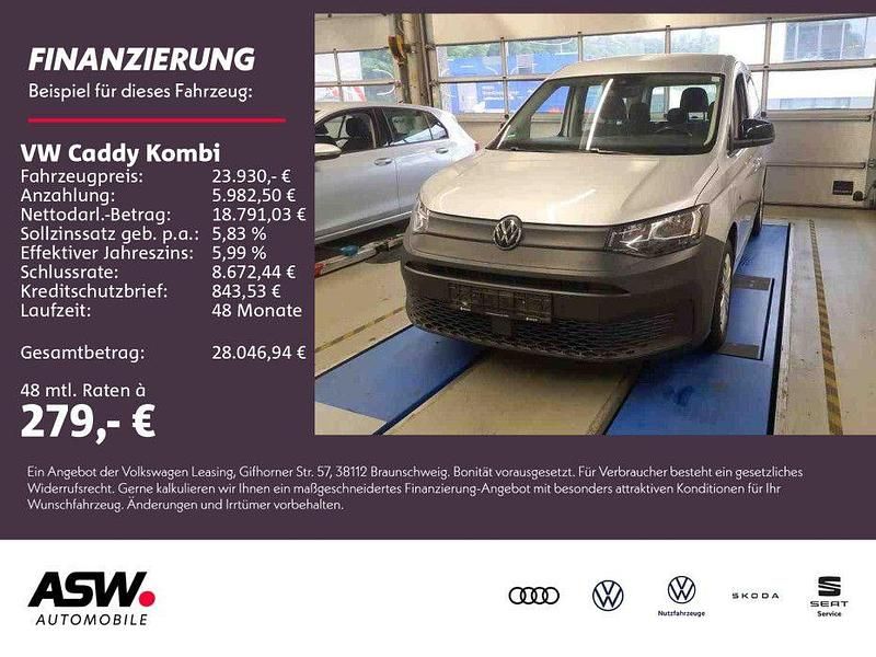 Reflexsilber metallic Gebraucht 2021 VW Caddy Basis Van / Kleinbus | 23.930 € (Etwas zu teuer) - Bild 1/3