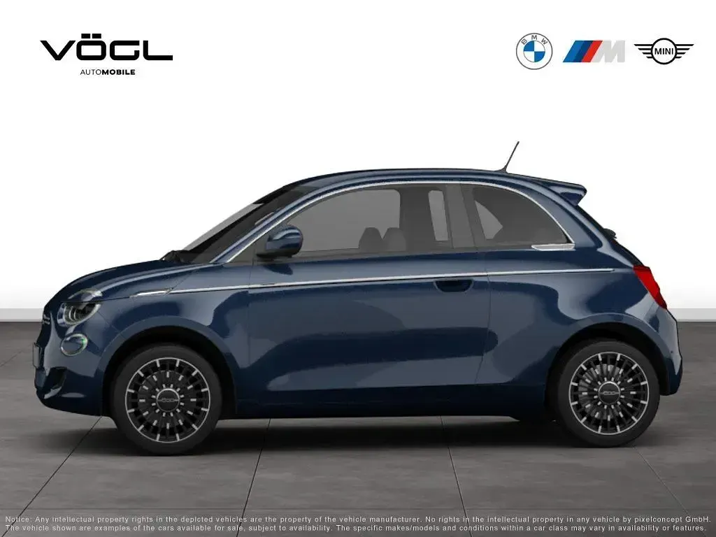 Gebraucht Fiat 500 Lounge 71 PS (52 kW) 2020 Blau Cabrio