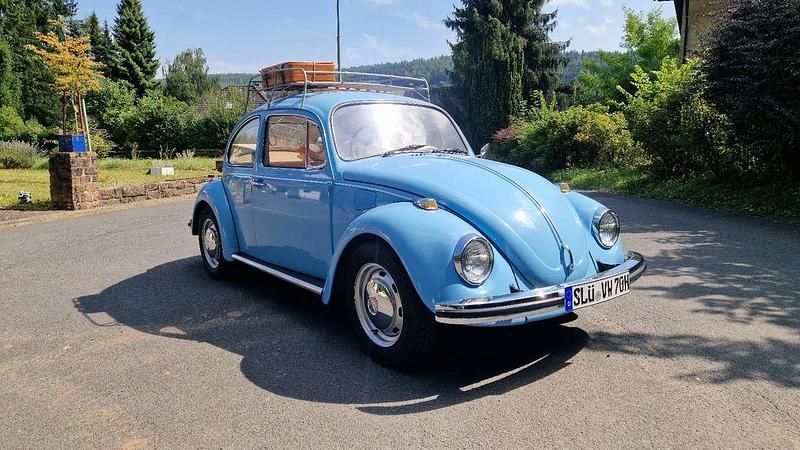 Blau Gebraucht 1970 VW Käfer | 20.999 € - Bild 1/4