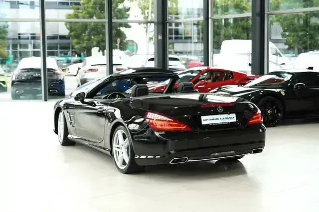Gebraucht Mercedes SL350 AMG line 306 PS (225 kW) 2013 Obsidianschwarz  metalliclack Cabrio
