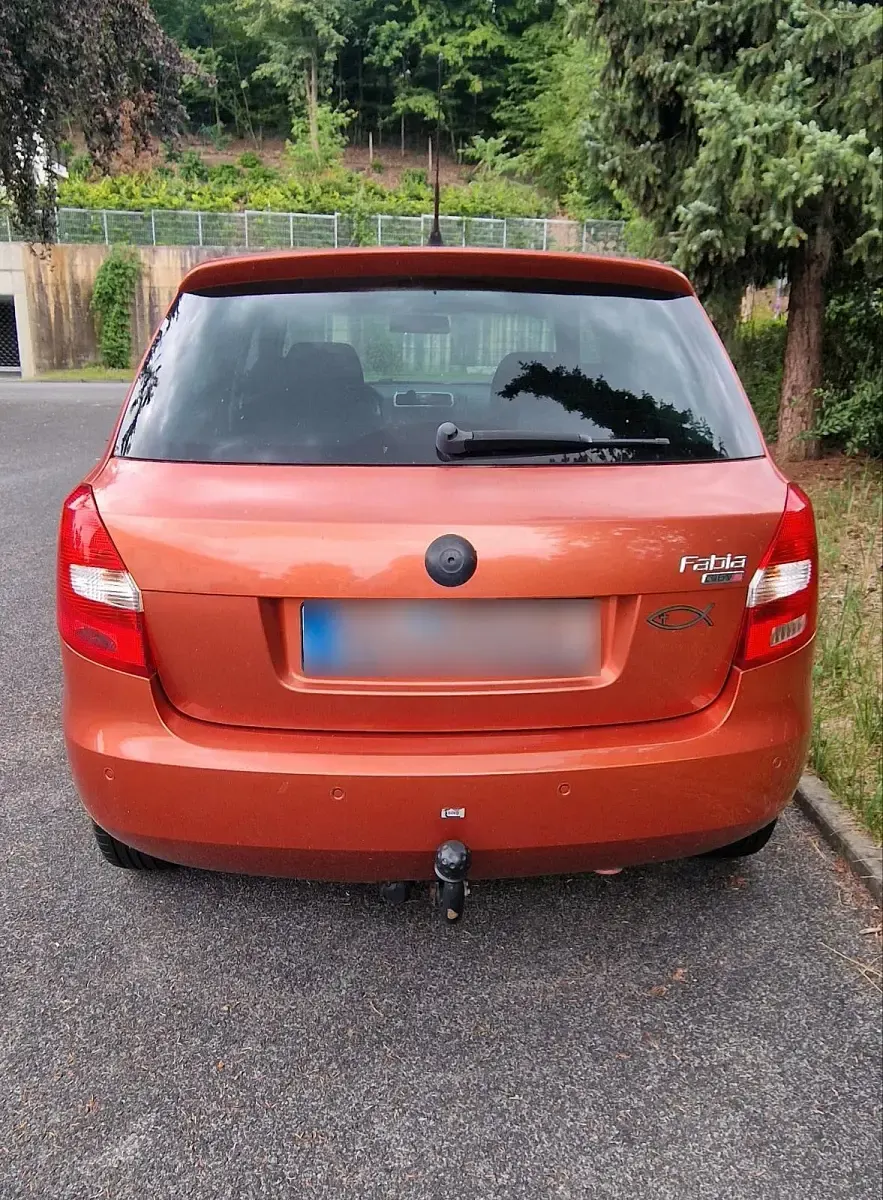Gebraucht Skoda Fabia 105 PS (77 kW) 2008 Orange Kleinwagen