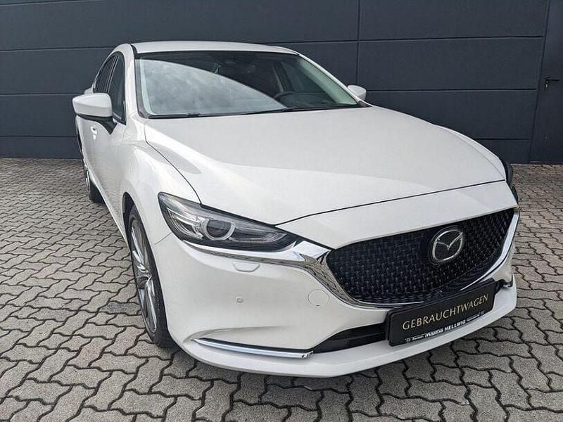 Gebraucht Mazda 6 Exclusive 194 PS (142 kW) 2024 Rhodium white metallic (metallic) Limousine