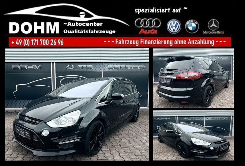 Schwarz Gebraucht 2012 Ford S-MAX Titanium S Van / Kleinbus | 9.948 € (Teuer) - Bild 1/4