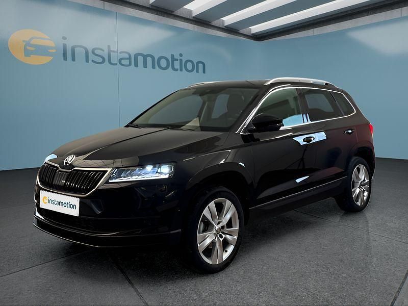 Schwarz Gebraucht 2021 Skoda Karoq Style SUV | 26.199 € (Etwas zu teuer) - Bild 1/4