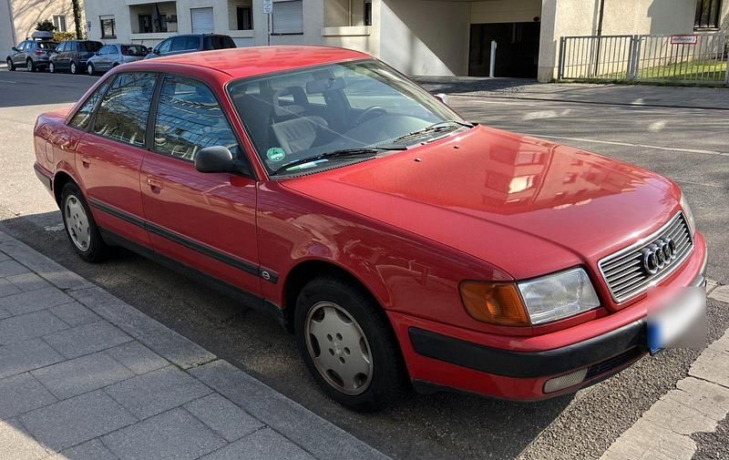 Second-hand Audi 100 116 CP (85 kW) 1993 Roșu Berlinǎ