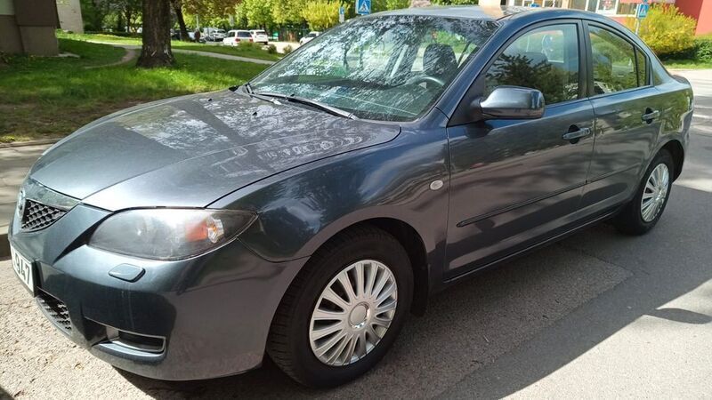 Grau Gebraucht 2009 Mazda 3 Active Plus Limousine | 4.599 € (Guter Preis) - Bild 1/4