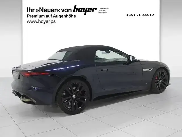 Gebraucht Jaguar F-Type 450 PS (330 kW) 2024 Portofino blue Cabrio