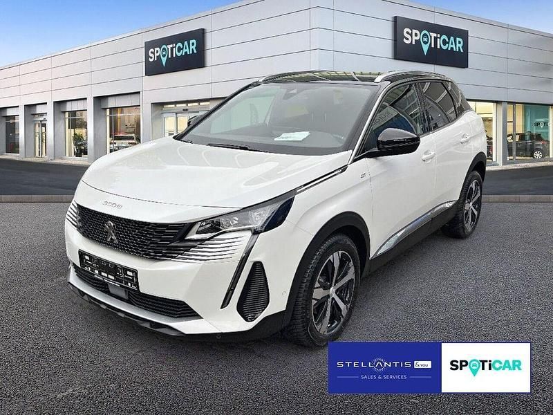 Weiß perlmuttweiß Gebraucht 2023 Peugeot 3008 GT SUV | 23.490 € (Guter Preis) - Bild 1/4