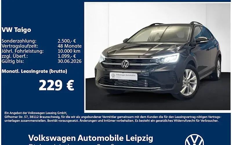 Neu VW Taigo 150 PS (110 kW) 2026 Schwarz SUV