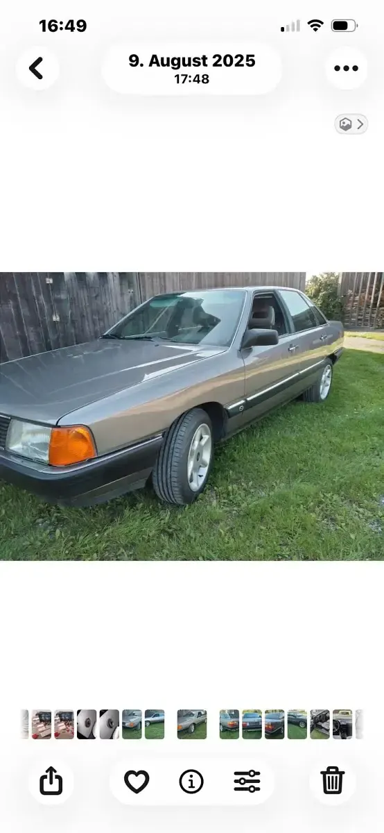 Gebraucht Audi 100 136 PS (100 kW) 1987 Grau Limousine