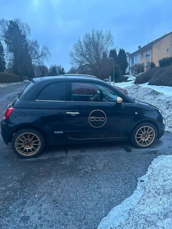 Gebraucht Fiat 500 Lounge 86 PS (63 kW) 2016 Schwarz Kleinwagen