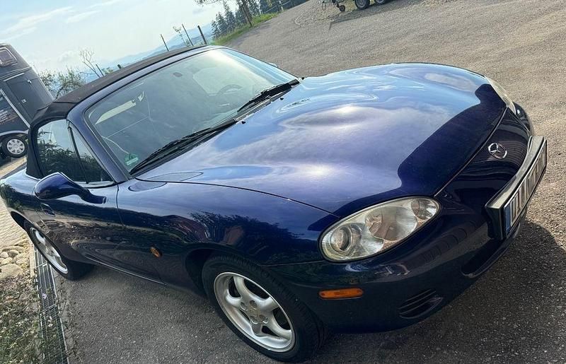 Gebraucht Mazda MX5 110 PS (80 kW) 2004 Blau Cabrio