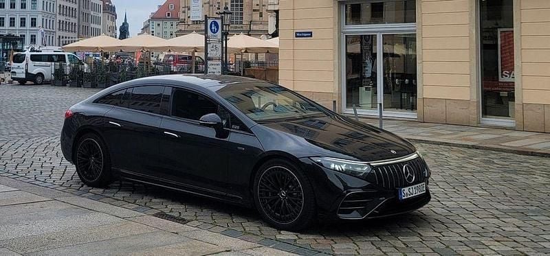 Schwarz Gebraucht 2023 Mercedes EQS 53 AMG AMG Limousine | 83.000 € (Superpreis) - Bild 1/4