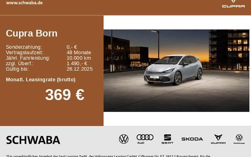 Silber Neu 2025 Cupra Born Kleinwagen | 45.950 € (Teuer) - Bild 1/4