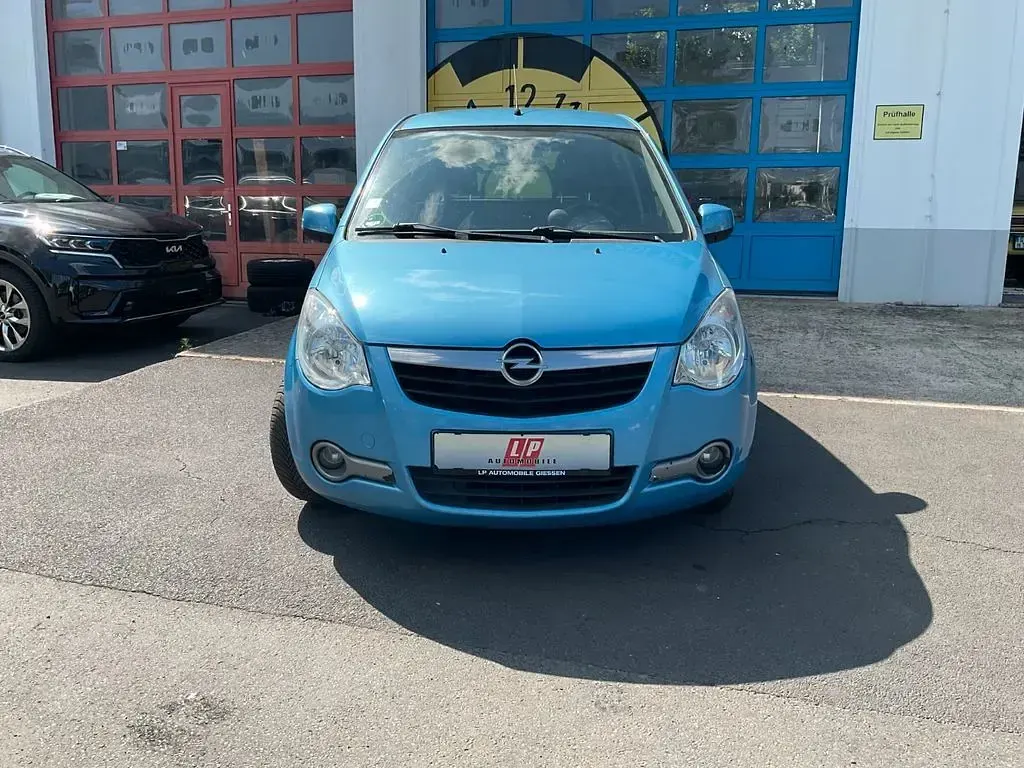 Gebraucht Opel Agila Edition 86 PS (63 kW) 2008 Blau Kleinwagen