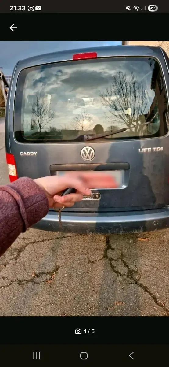 Używany VW Caddy Life 2006 Szary Minivan