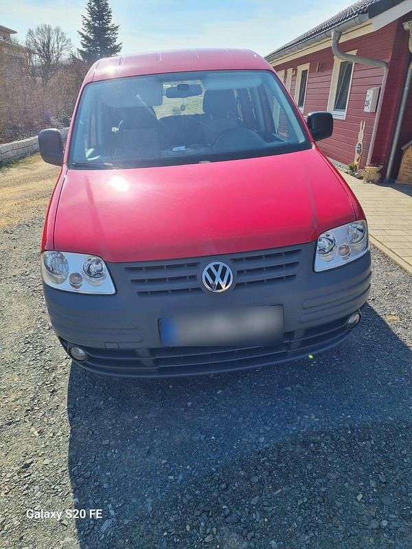 Gebraucht VW Caddy Life 80 PS (58 kW) 2009 Rot Van / Kleinbus