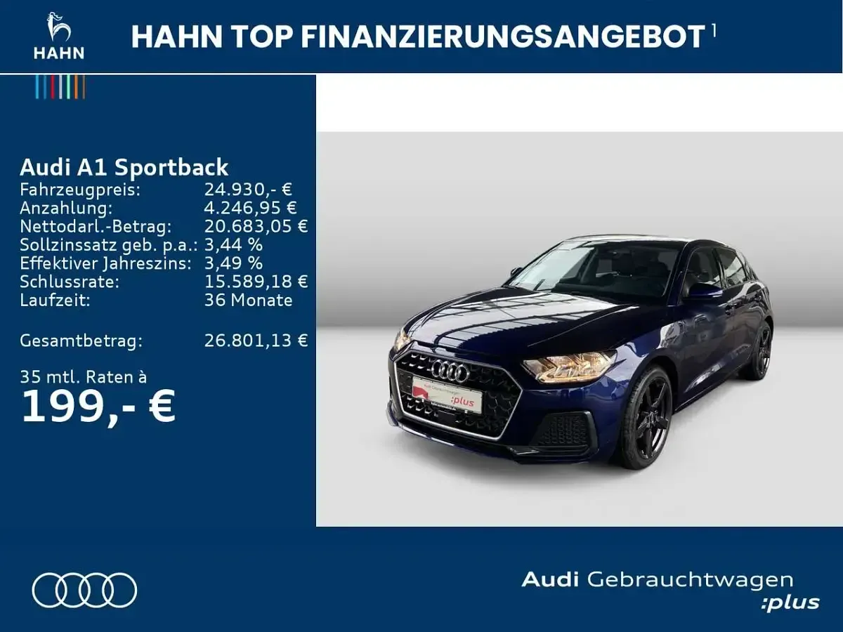 Gebraucht Audi A1 Advanced 116 PS (85 kW) 2025 Navarrablau metallic SUV