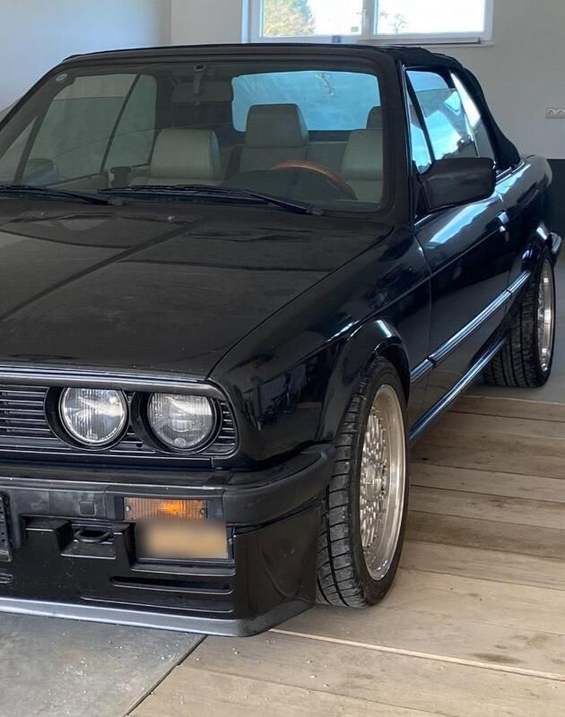 Schwarz Gebraucht 1987 BMW 325 Cabriolet Basis Cabrio | 14.500 € - Bild 1/2