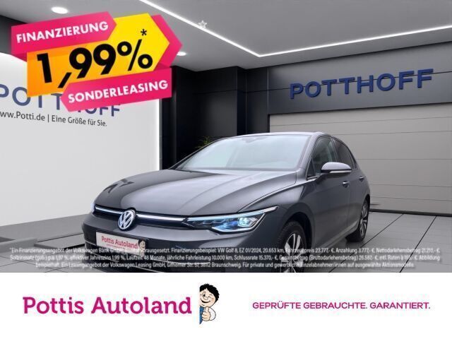 Grau Gebraucht 2024 VW Golf VIII Goal Limousine | 30.777 € (Superpreis) - Bild 1/4