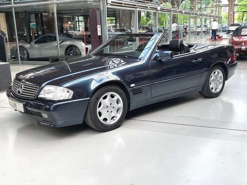 Gebraucht Mercedes SL500 320 PS (235 kW) 1992 Blauschwarzmet. Cabrio