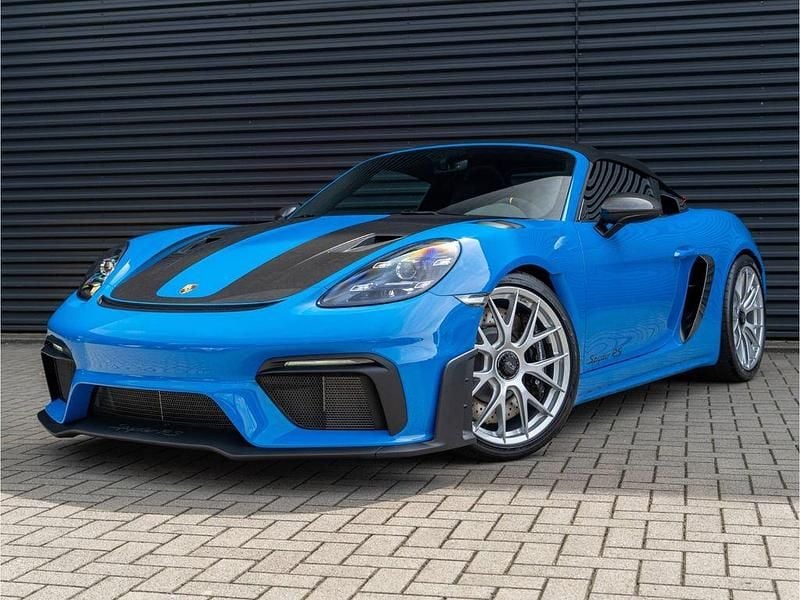 Blau Neu 2025 Porsche 718 Spyder Chrono Cabrio | 189.899 € - Bild 1/4