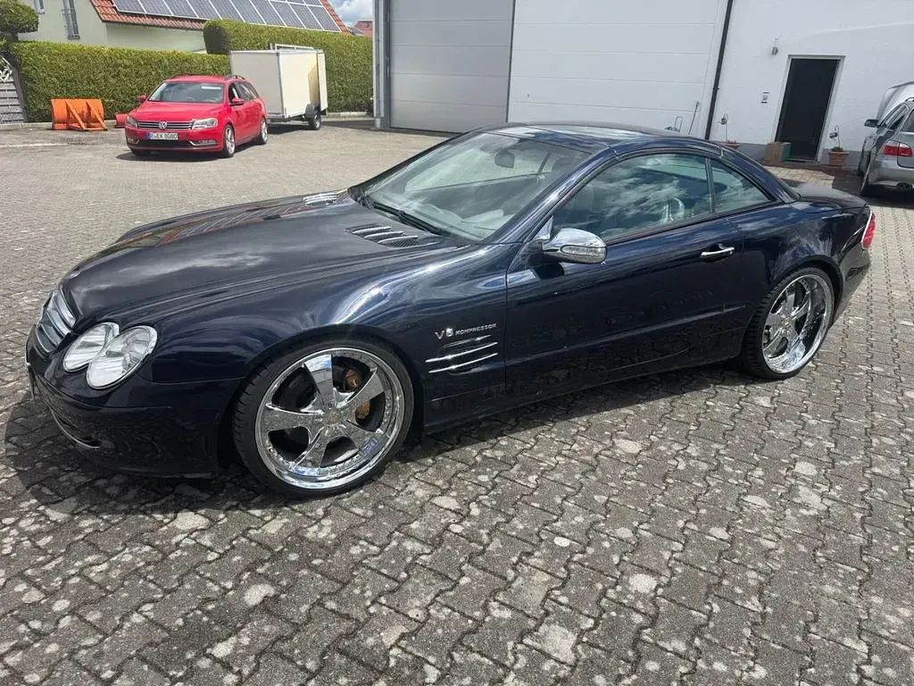Gebraucht Mercedes SL500 306 PS (225 kW) 2003 Blau Cabrio