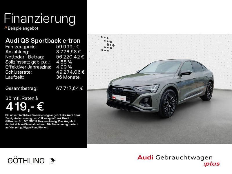 Metallic Gebraucht 2023 Audi Q8 Sportback e-tron S-Line SUV | 59.999 € (Superpreis) - Bild 1/4
