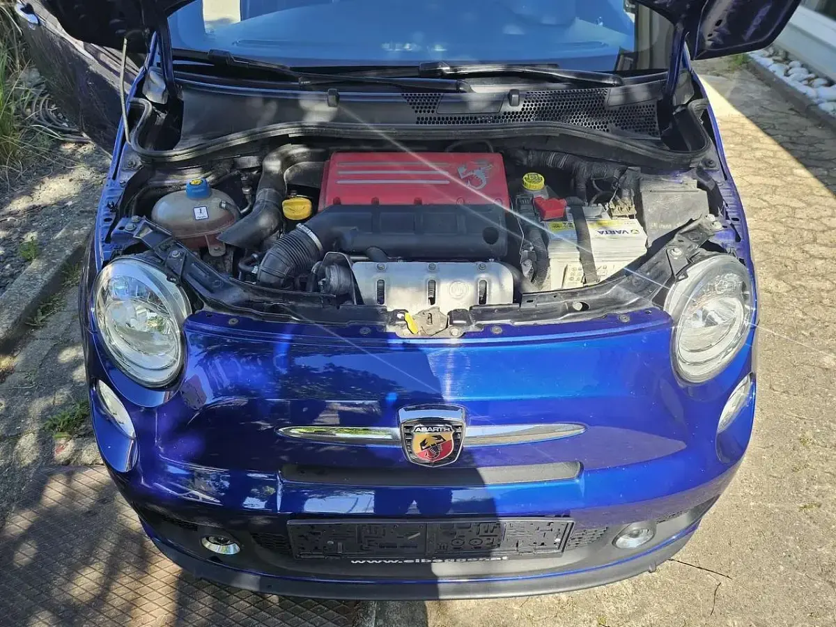 Gebraucht Abarth 595 Custom 140 PS (102 kW) 2016 Blau metallic Kleinwagen
