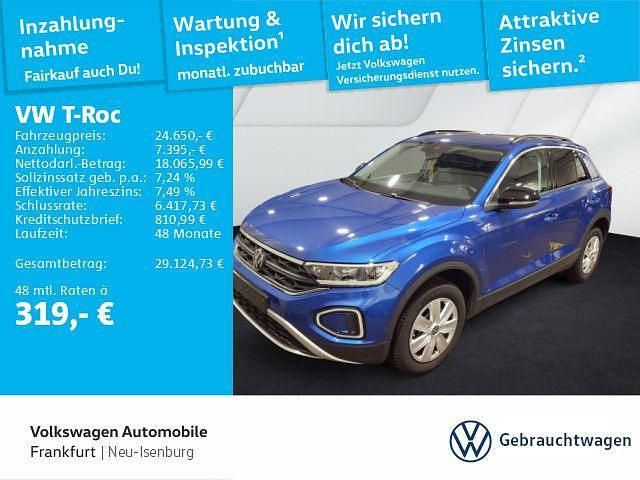 Blau Gebraucht 2025 VW T-Roc Goal SUV | 24.650 € (Guter Preis) - Bild 1/4