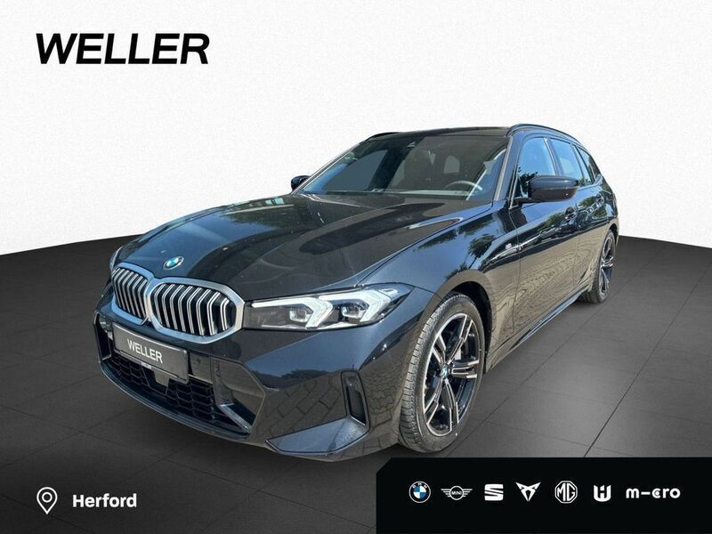 Black sapphire (schwarz) Gebraucht 2024 BMW 330 M Sport Kombi | 40.990 € (Superpreis) - Bild 1/4