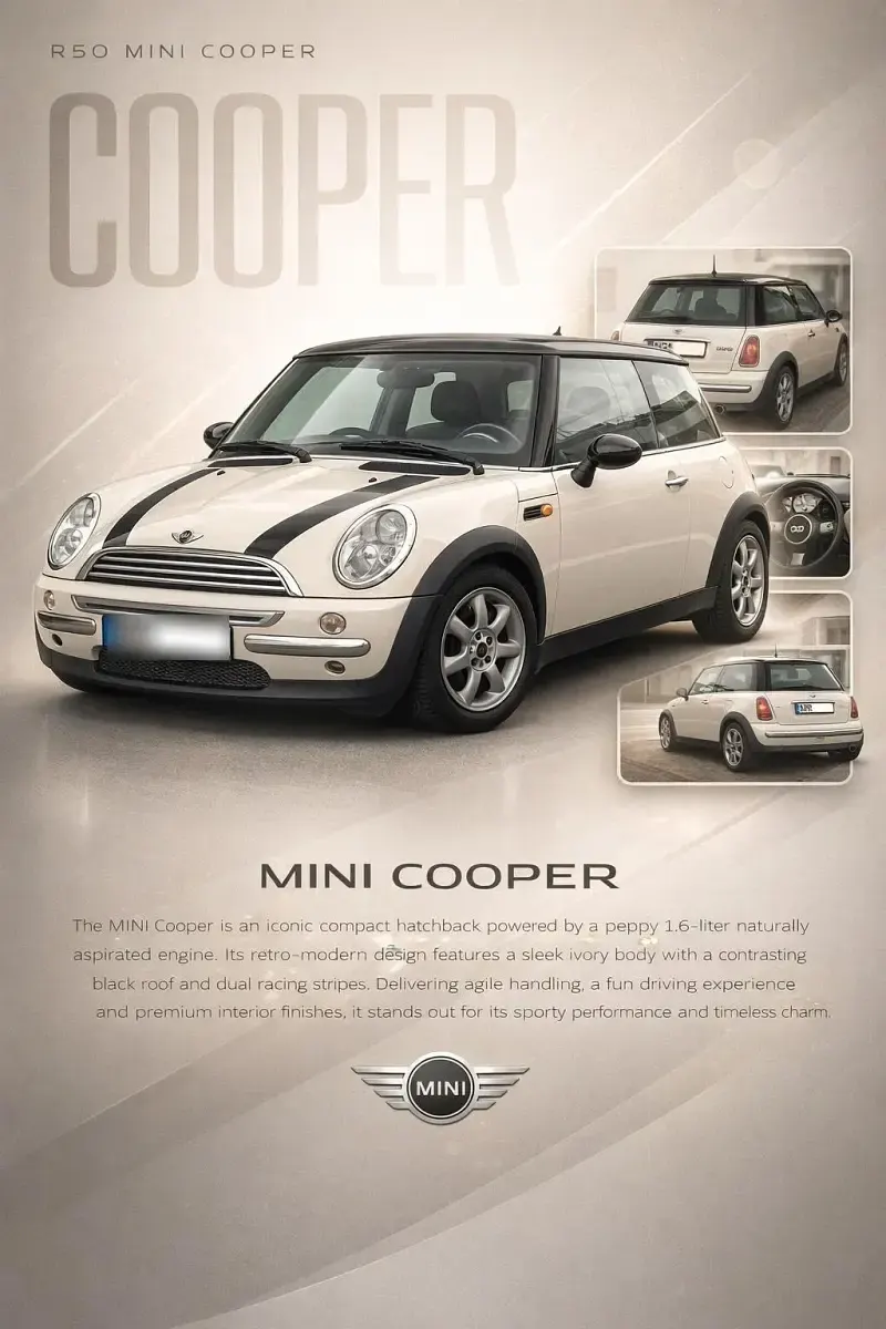 Brugt Mini Cooper 115 HK (84 kW) 2003 Beige Hatchback
