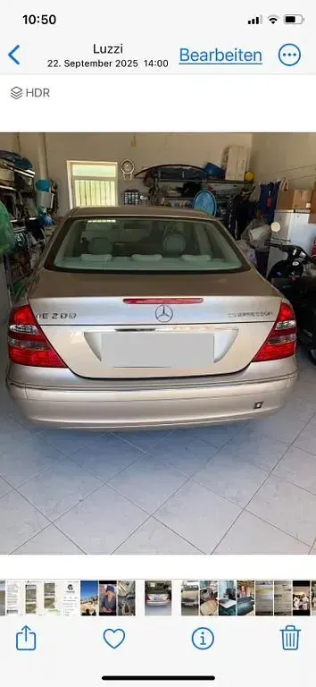 Gebraucht Mercedes E200 163 PS (119 kW) 2003 Gold Limousine