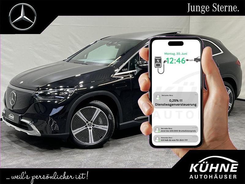 Lack obsidianschwarz Gebraucht 2024 Mercedes EQE300 Electric Art SUV | 56.480 € (Guter Preis) - Bild 1/4