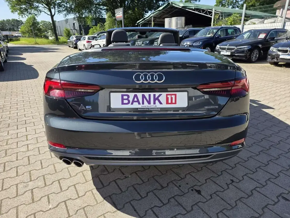 Gebraucht Audi A5 Cabriolet S-Line 190 PS (139 kW) 2018 Manhattangrau metallic Cabrio