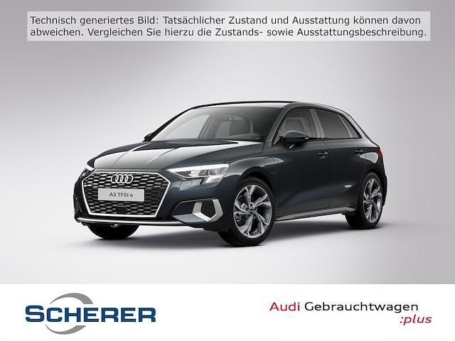 Manhattangrau metallic Gebraucht 2022 Audi A3 Sportback e-tron Advanced Kleinwagen | 27.900 € (Etwas zu teuer) - Bild 1/4