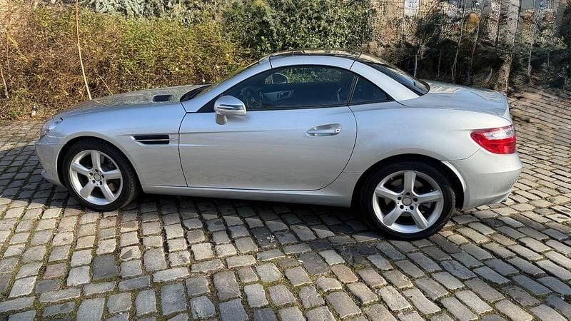 Gebraucht Mercedes SLK200 184 PS (135 kW) 2015 Silber Cabrio